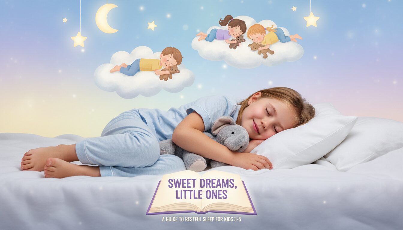 Illustration for blog section about: sleep for kids 3-5 ages, image 1