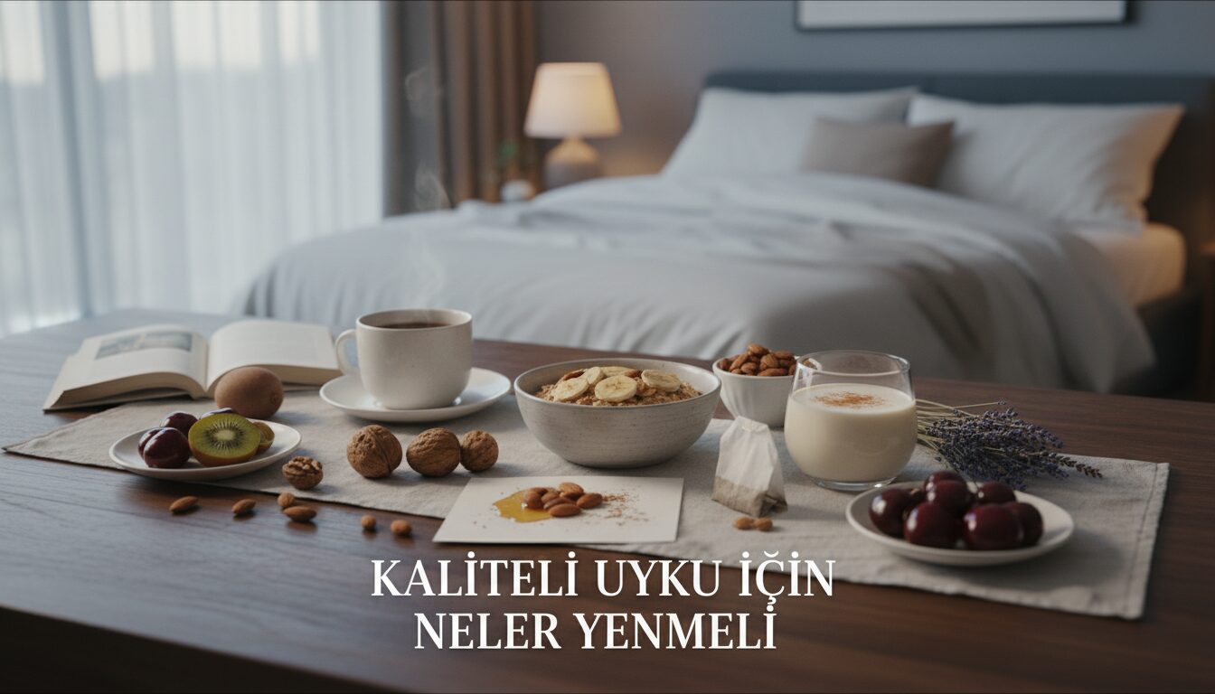 kaliteli uyku için neler yenmeli