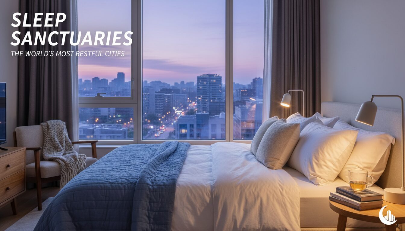 Illustration for blog section about: the best cities to sleep in, image 1