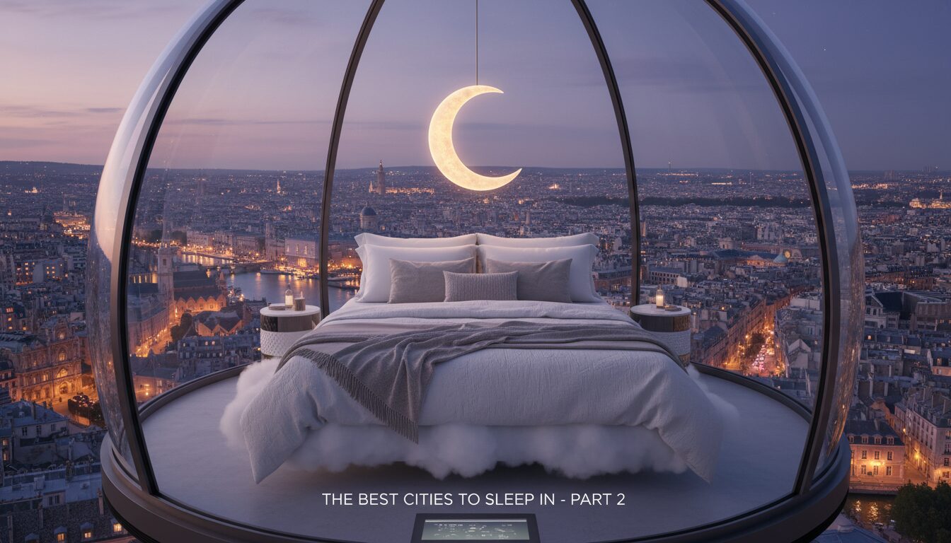 Illustration for blog section about: the best cities to sleep in, image 2