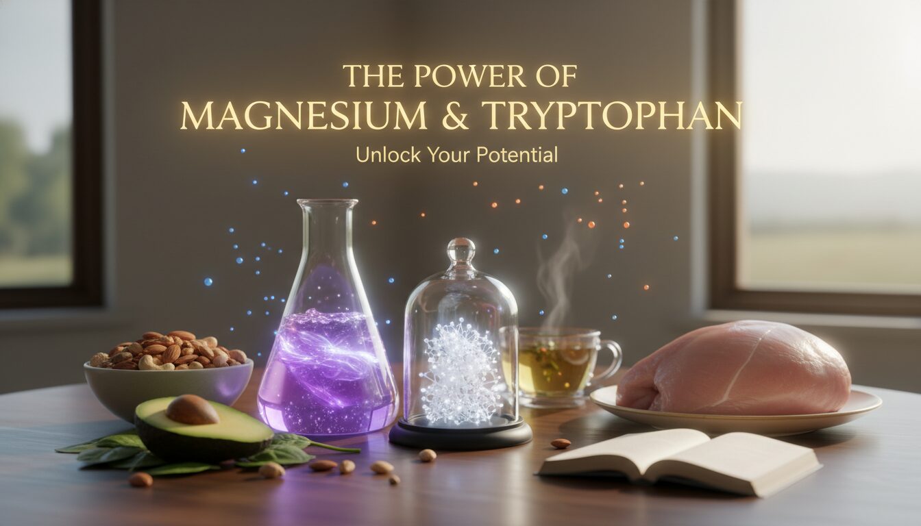 Illustration for blog section about: The Power of Magnesium and Tryptophan, image 1