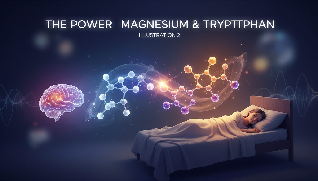 Illustration for blog section about: The Power of Magnesium and Tryptophan, image 2
