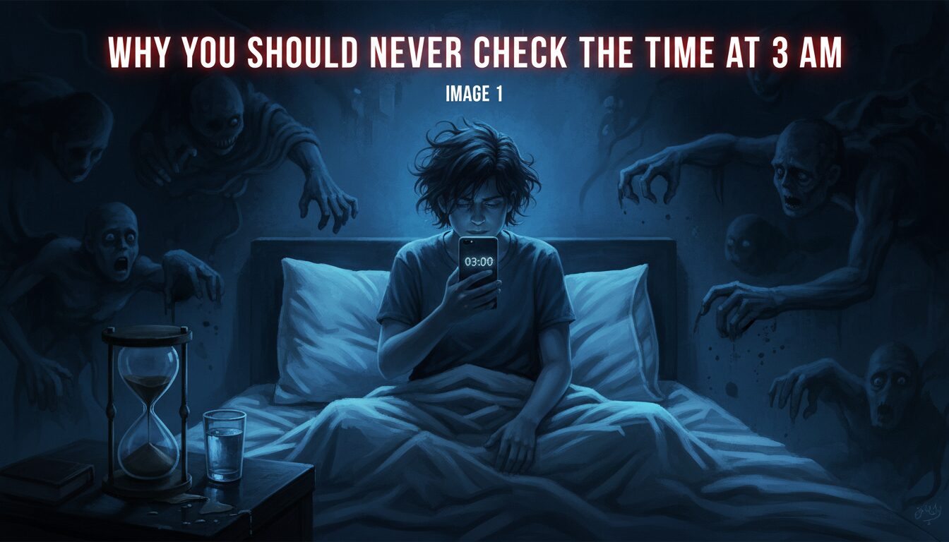Illustration for blog section about: Why You Should Never Check The Time at 3 AM, image 1