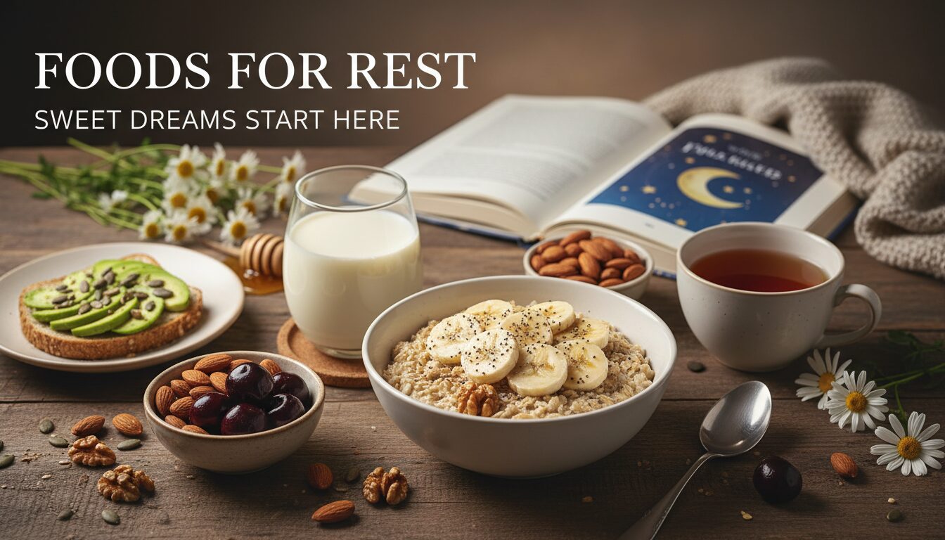 Illustration for blog section about: important foods for sleep, image 2