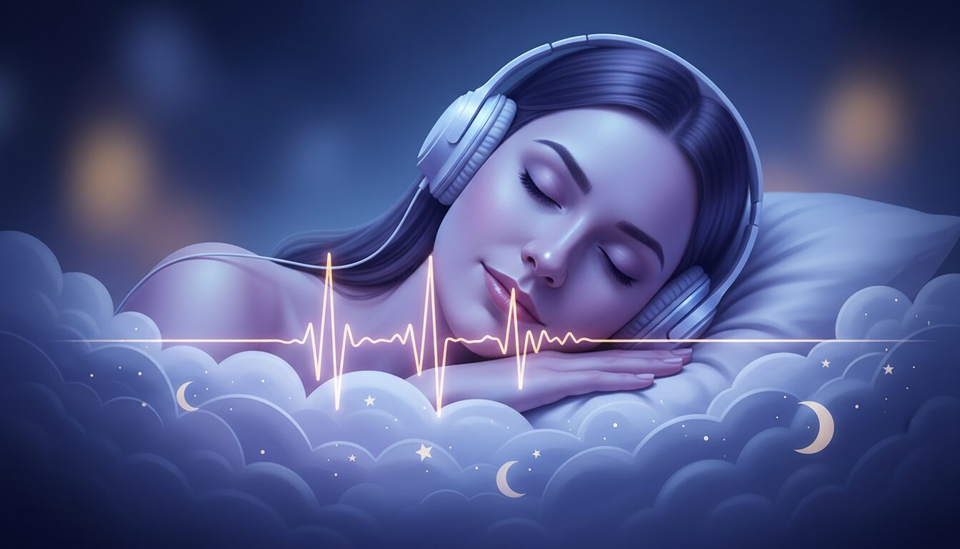 Illustration for blog section about: Sweet Dreams: Do Binaural Beats Work for Better Sleep?, image 1