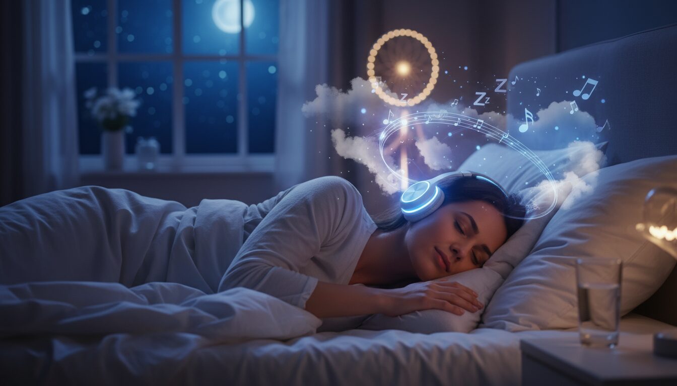 Illustration for blog section about: Sweet Dreams: Do Binaural Beats Work for Better Sleep?, image 2